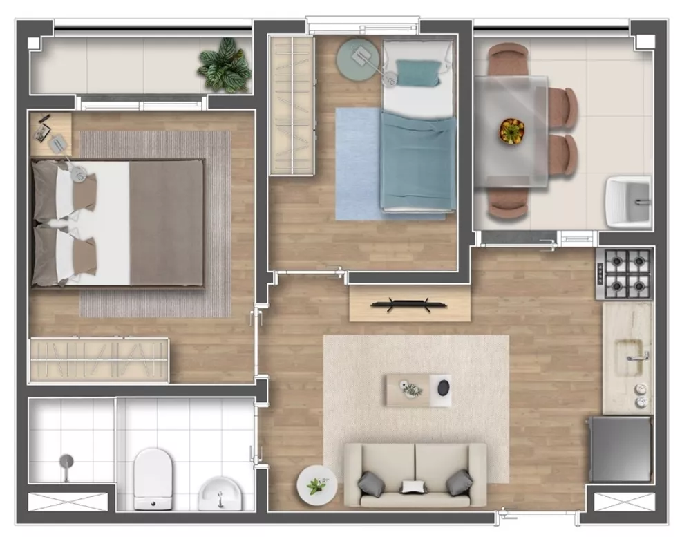 Apartamento, 1 quarto, 18 m² - Foto 25