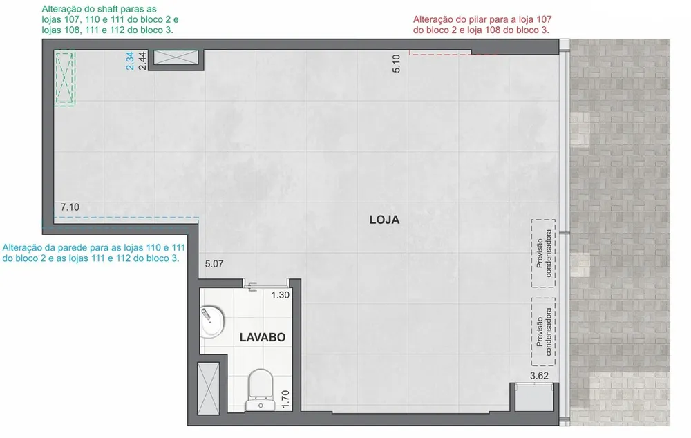 Loja-Salão, 58 m² - Foto 4
