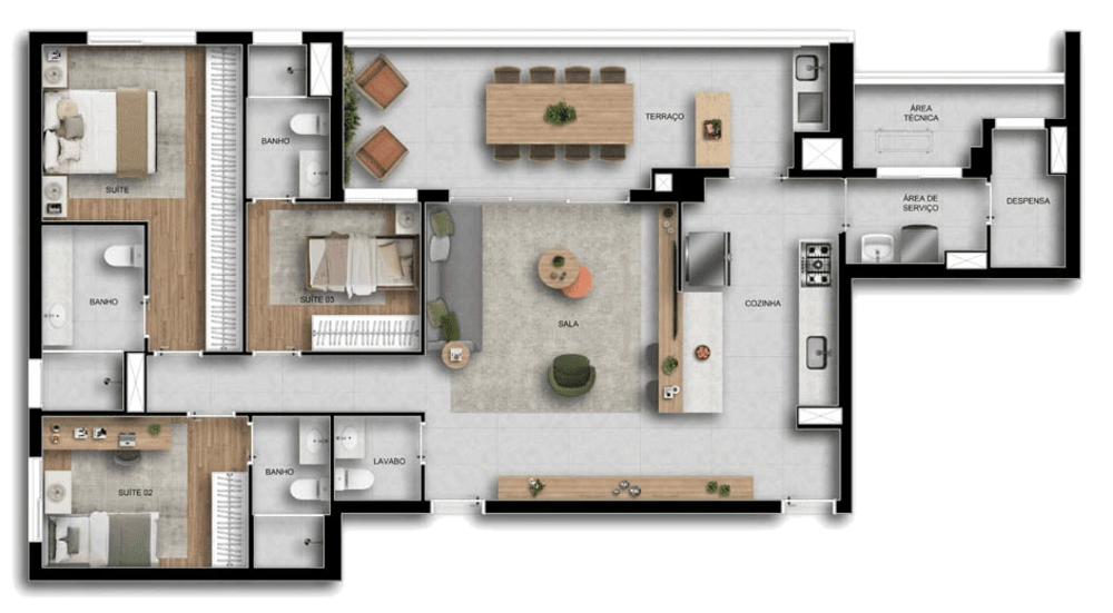 Apartamento, 3 quartos, 90 m² - Foto 10