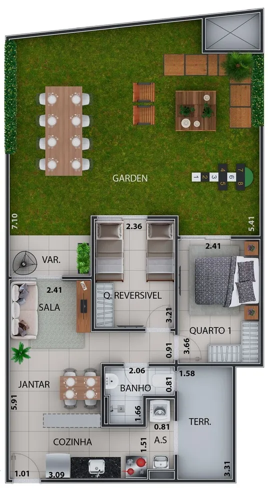 Apartamento, 2 quartos, 56 m² - Foto 40