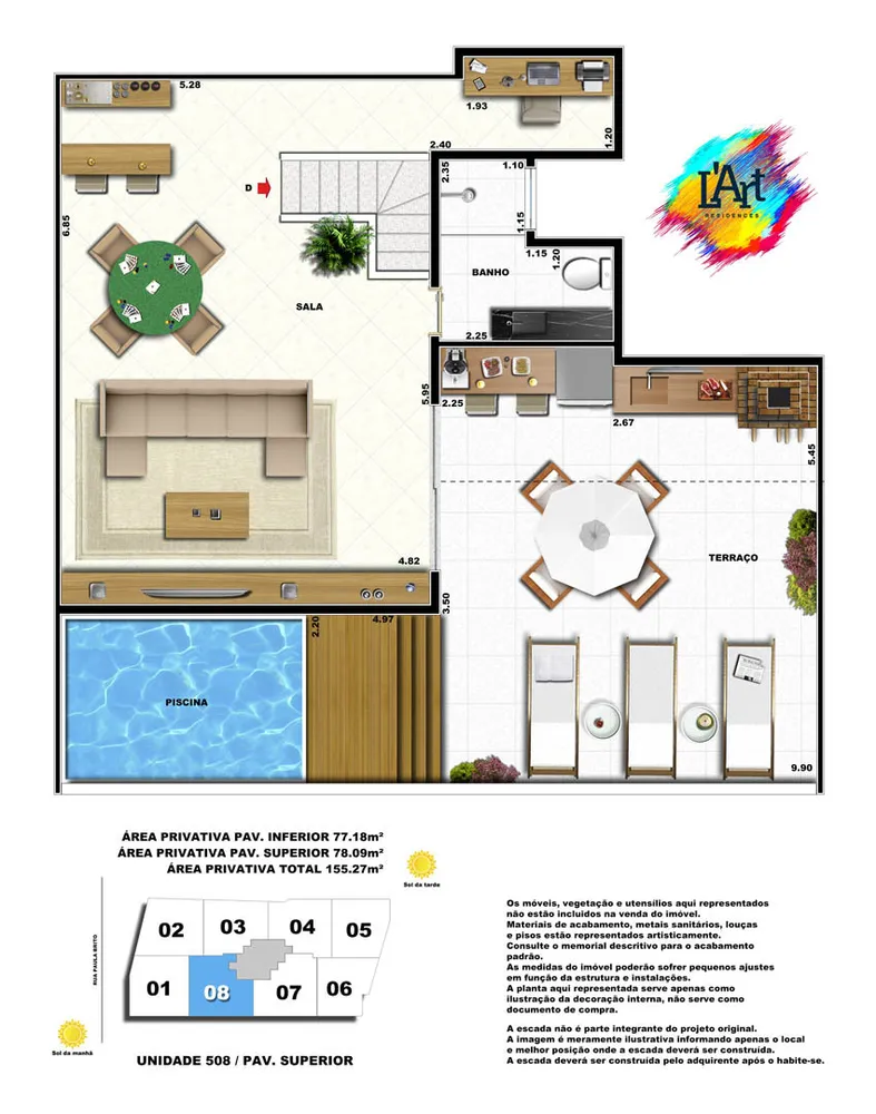 Cobertura, 2 quartos, 140 m² - Foto 38