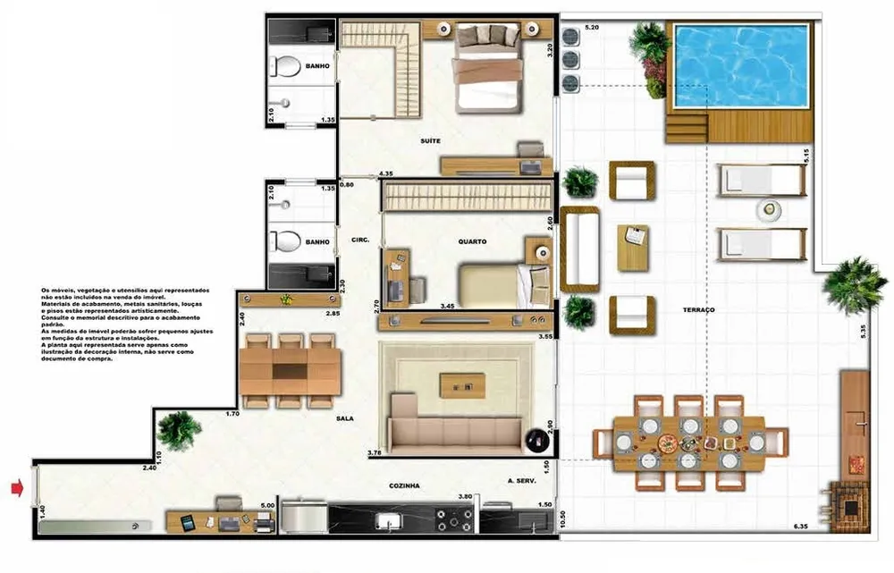 Cobertura, 3 quartos, 142 m² - Foto 28