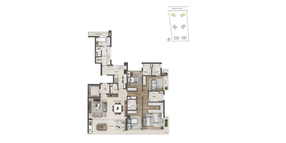 Apartamento, 4 quartos, 194 m² - Foto 51