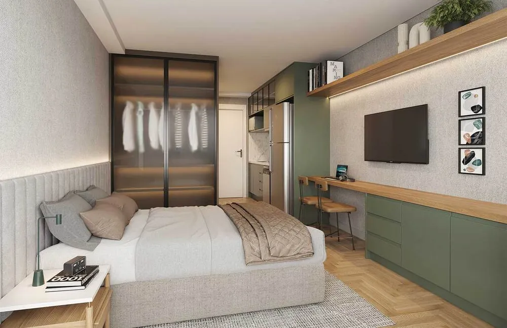 Apartamento, 1 quarto, 32 m² - Foto 3