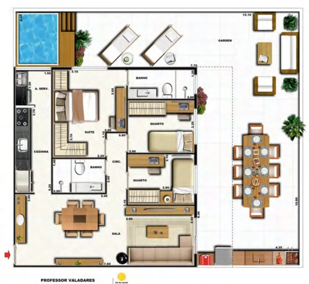 Cobertura, 2 quartos, 155 m² - Foto 43