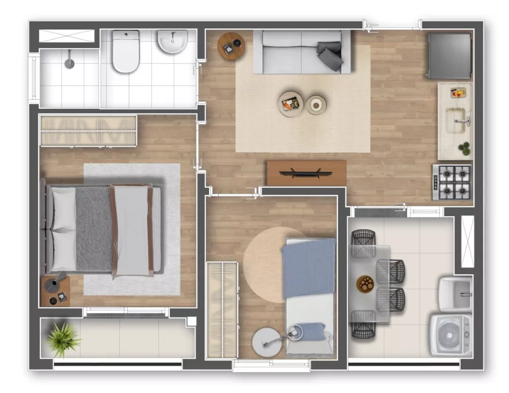Apartamento, 2 quartos, 48 m² - Foto 18