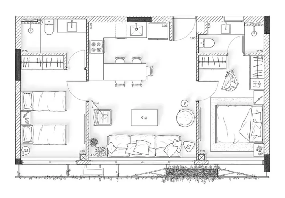 Apartamento, 2 quartos, 80 m² - Foto 21