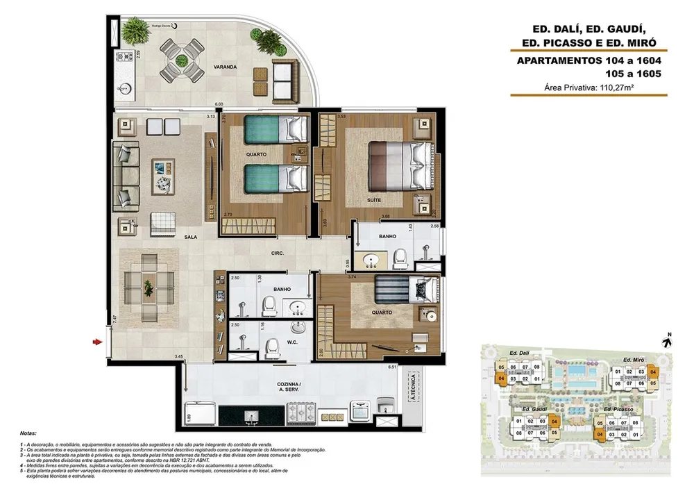 Apartamento, 3 quartos, 110 m² - Foto 25
