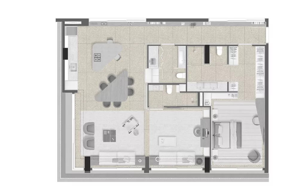 Apartamento, 1 quarto, 142 m² - Foto 10
