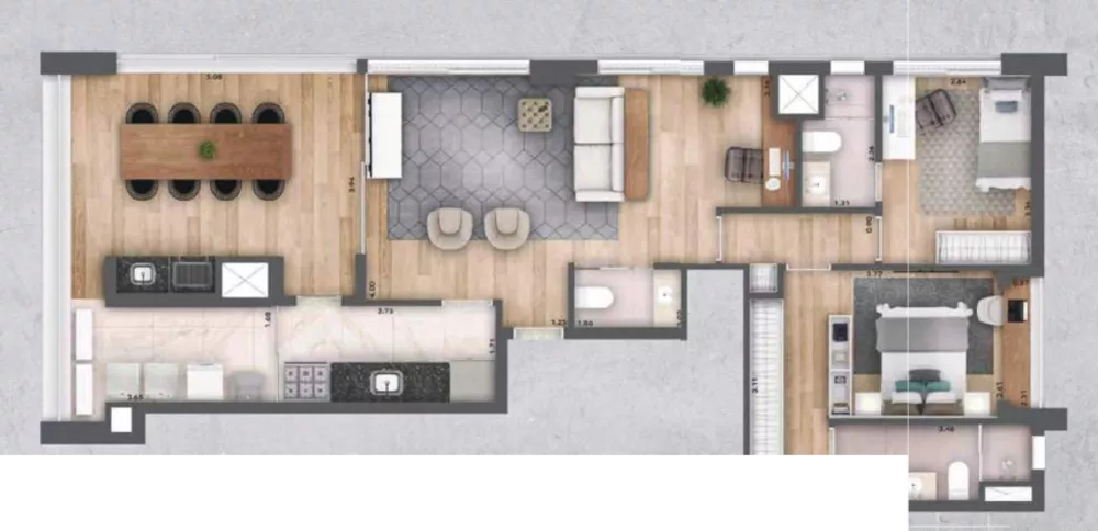Apartamento, 3 quartos, 108 m² - Foto 9
