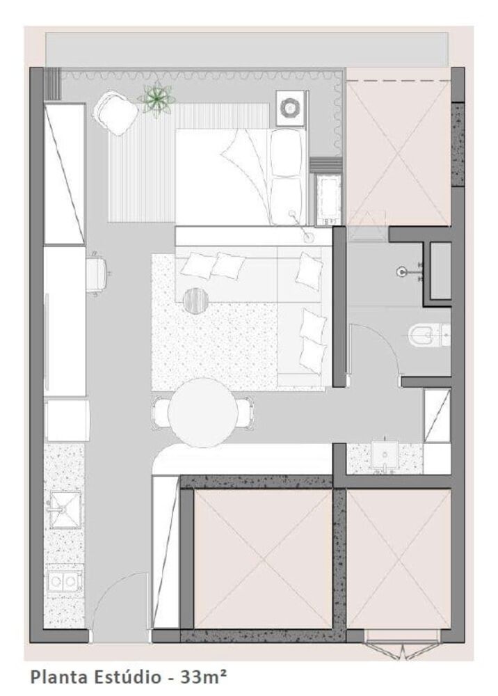 Apartamento, 1 quarto, 35 m² - Foto 17