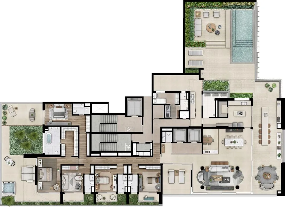 Apartamento, 5 quartos, 711 m² - Foto 7