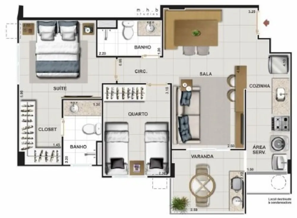 Apartamento, 2 quartos, 58 m² - Foto 21