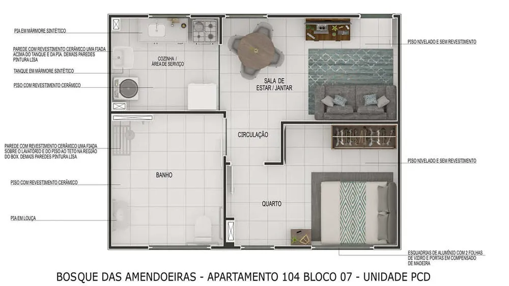 Apartamento, 2 quartos, 40 m² - Foto 14