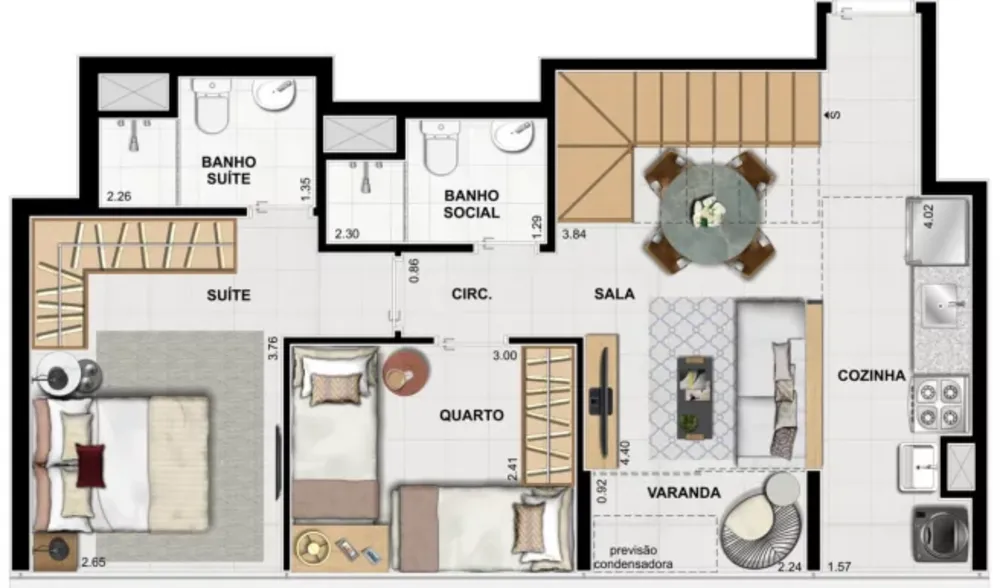 Apartamento, 3 quartos, 60 m² - Foto 17