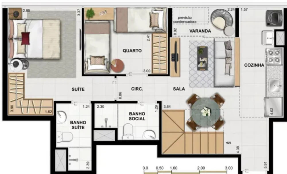 Apartamento, 3 quartos, 60 m² - Foto 15
