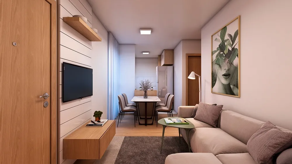 Apartamento, 2 quartos, 40 m² - Foto 2