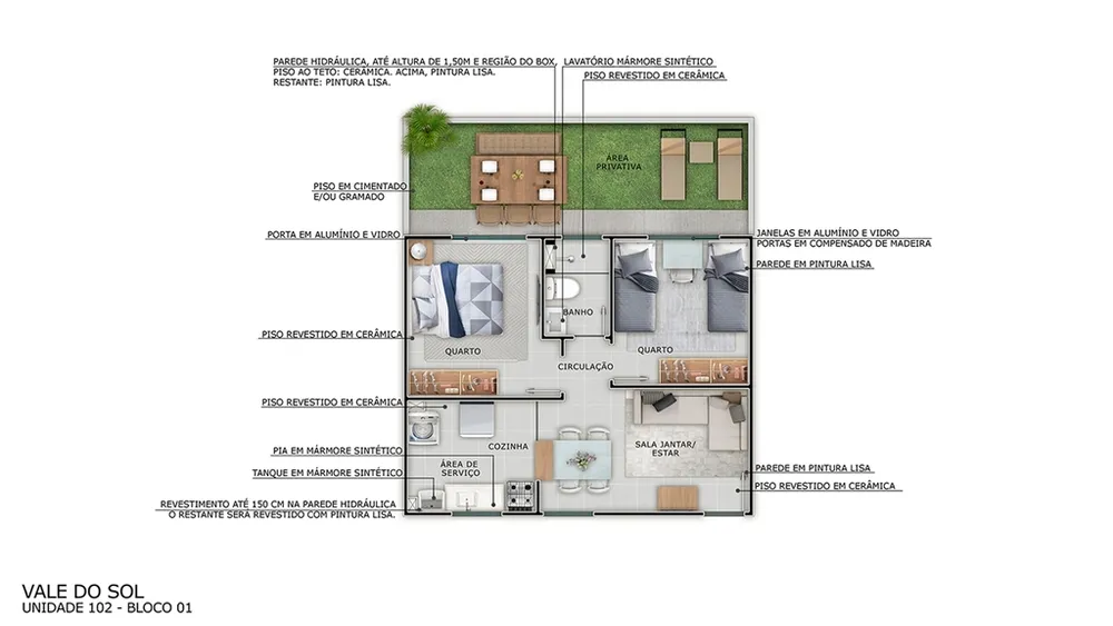 Apartamento, 2 quartos, 40 m² - Foto 14