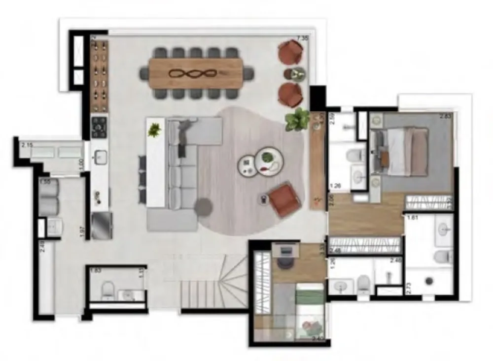 Apartamento, 3 quartos, 123 m² - Foto 4
