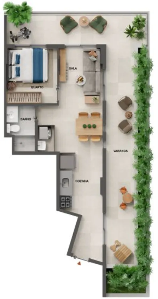 Apartamento, 1 quarto, 73 m² - Foto 34