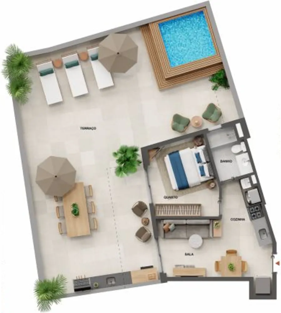 Apartamento, 1 quarto, 73 m² - Foto 47