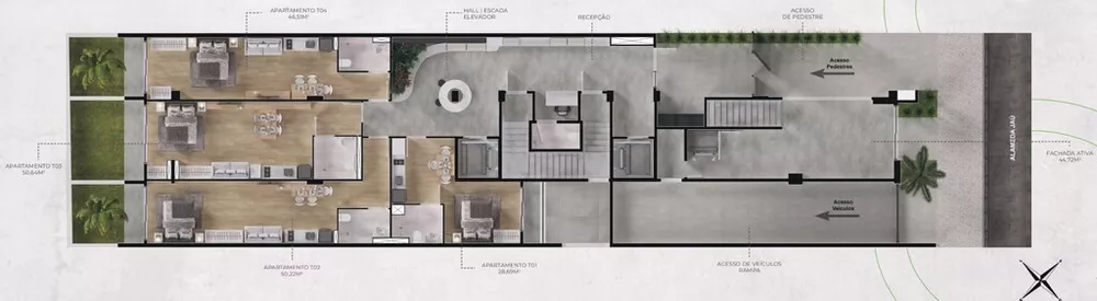 Apartamento, 1 quarto, 37 m² - Foto 12