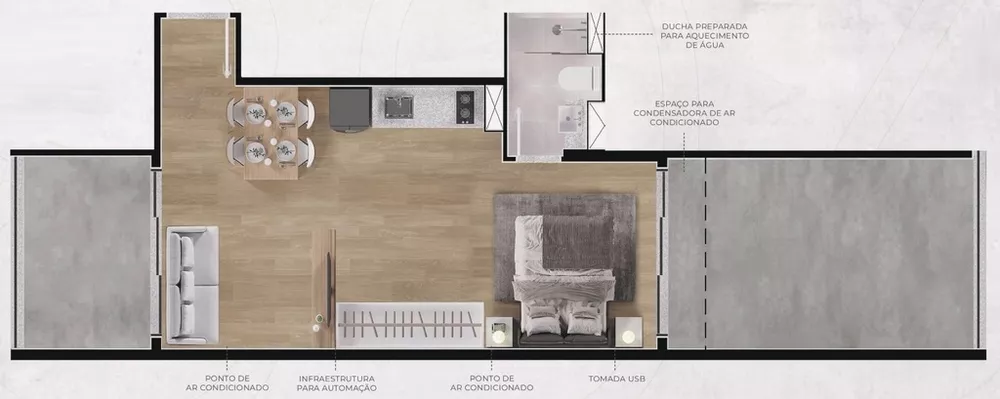Apartamento, 1 quarto, 37 m² - Foto 20