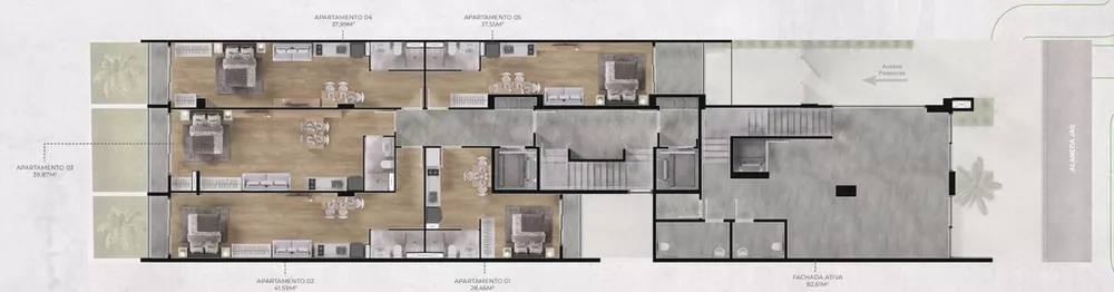 Apartamento, 1 quarto, 37 m² - Foto 11