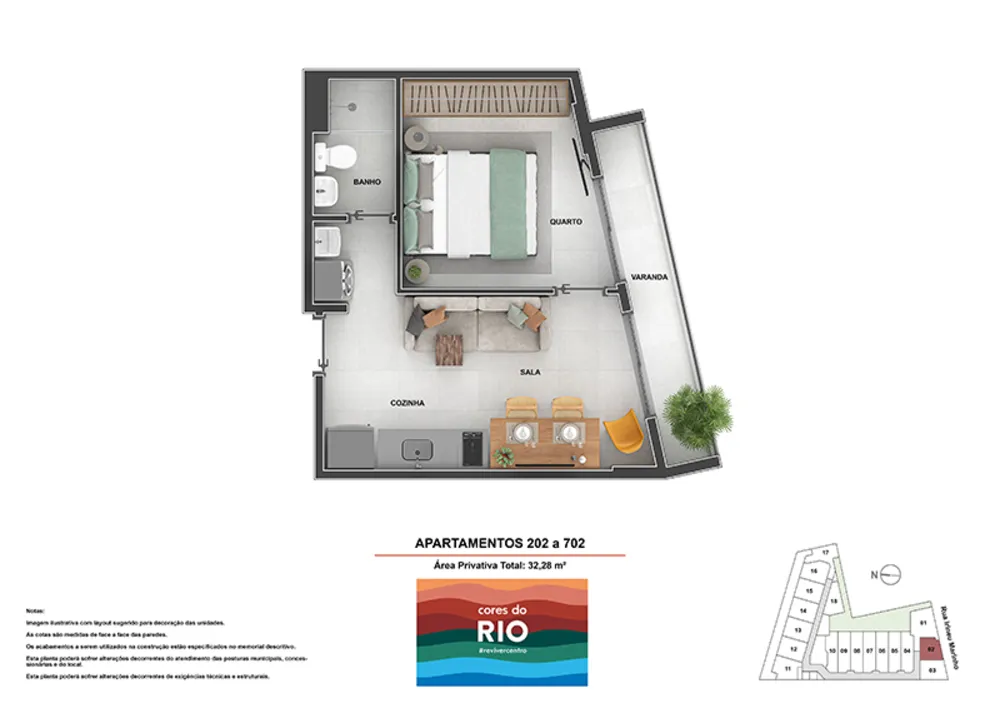 Apartamento, 1 quarto, 31 m² - Foto 14
