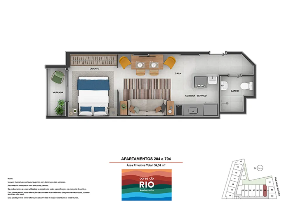 Apartamento, 1 quarto, 31 m² - Foto 24