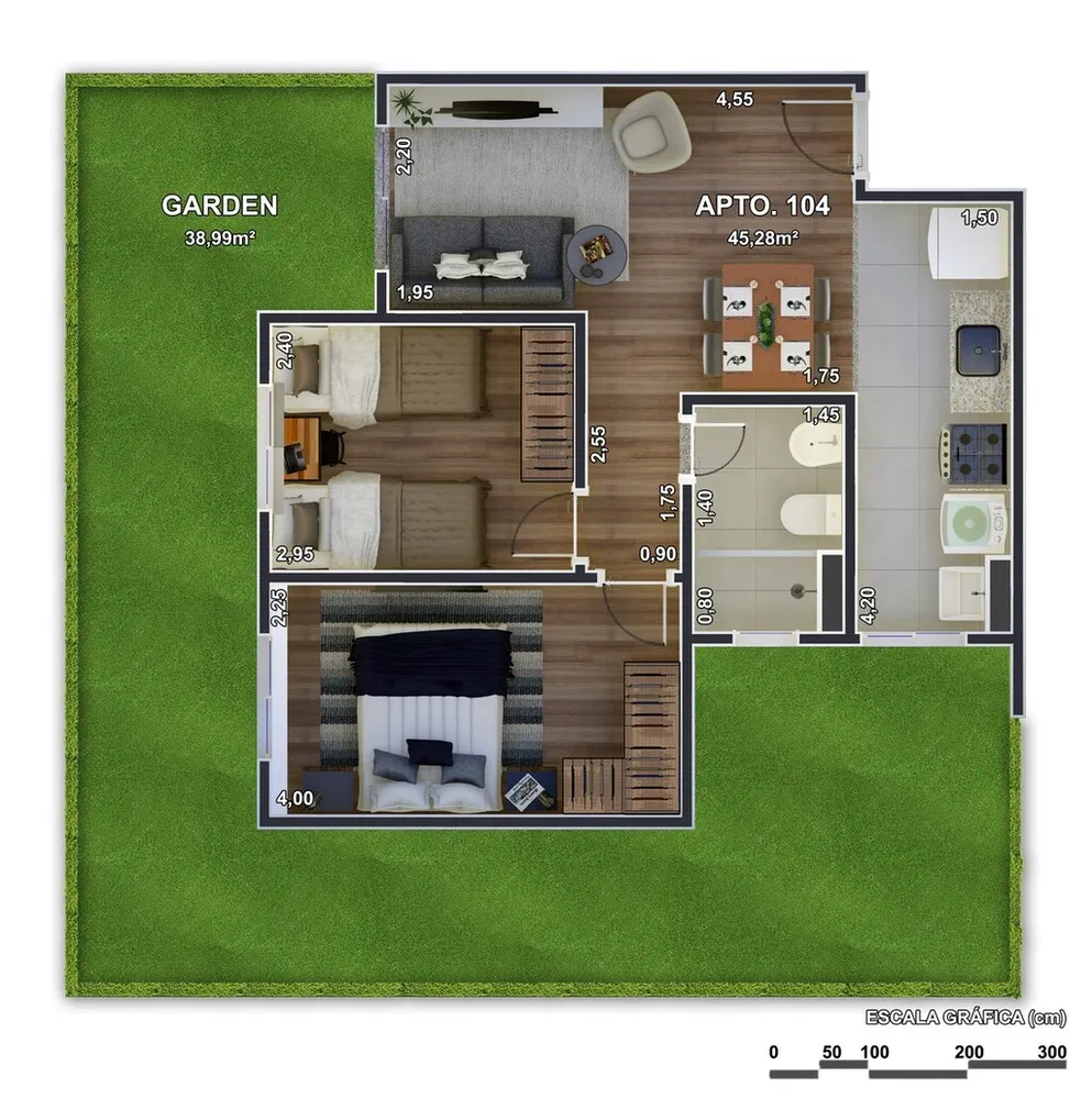 Apartamento, 2 quartos, 44 m² - Foto 45