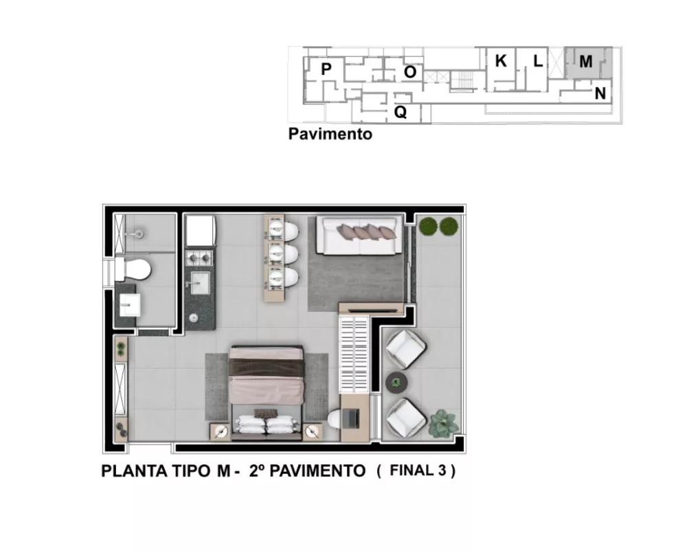 Apartamento, 2 quartos, 49 m² - Foto 19