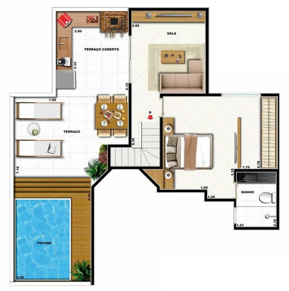 Apartamento, 2 quartos, 68 m² - Foto 23