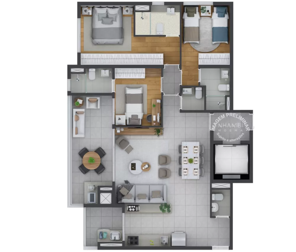 Apartamento, 3 quartos, 111 m² - Foto 20