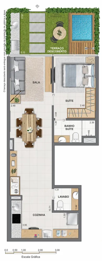 Cobertura, 1 quarto, 82 m² - Foto 71