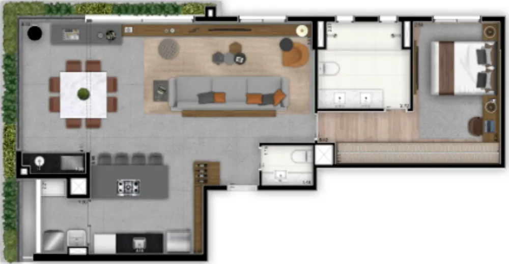 Cobertura, 2 quartos, 170 m² - Foto 10