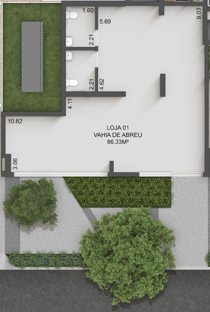 Loja-Salão, 97 m² - Foto 2