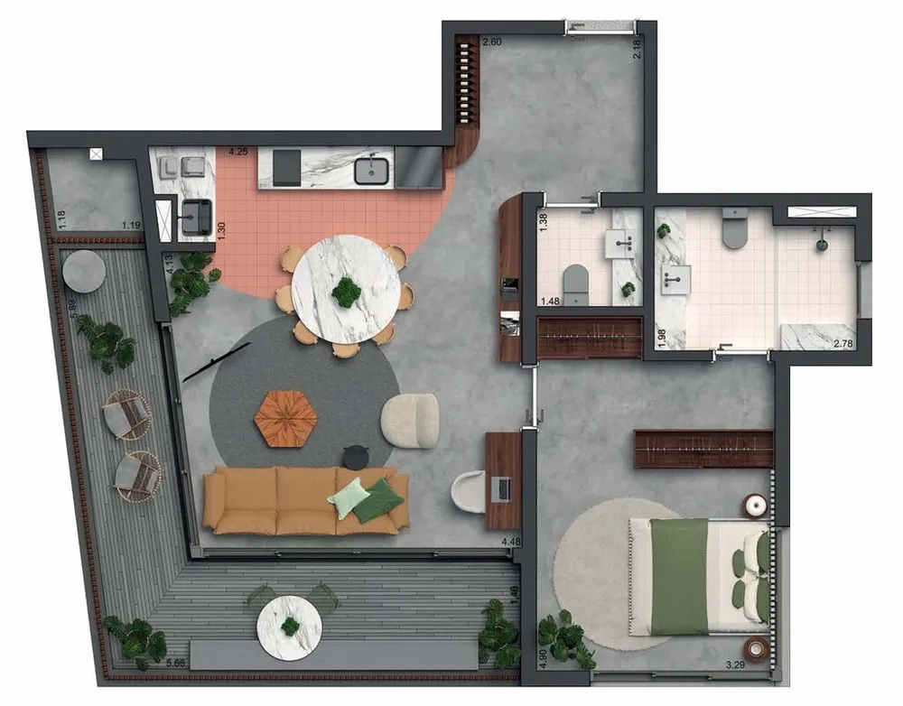 Apartamento, 1 quarto, 180 m² - Foto 7