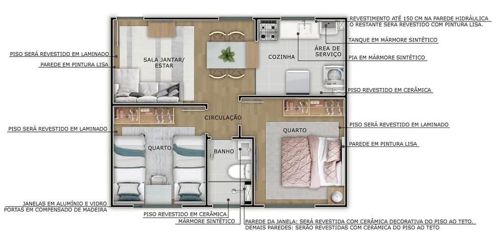 Apartamento, 2 quartos, 74 m² - Foto 11