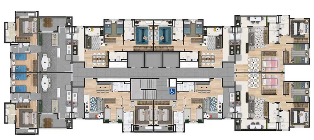 Apartamento, 2 quartos, 52 m² - Foto 2