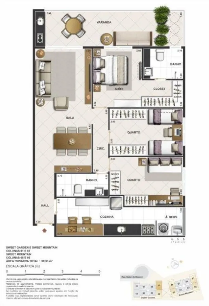 Apartamento, 3 quartos, 98 m² - Foto 23