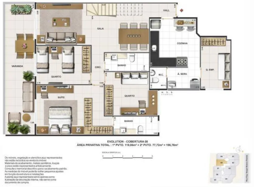 Apartamento, 3 quartos, 119 m² - Foto 31
