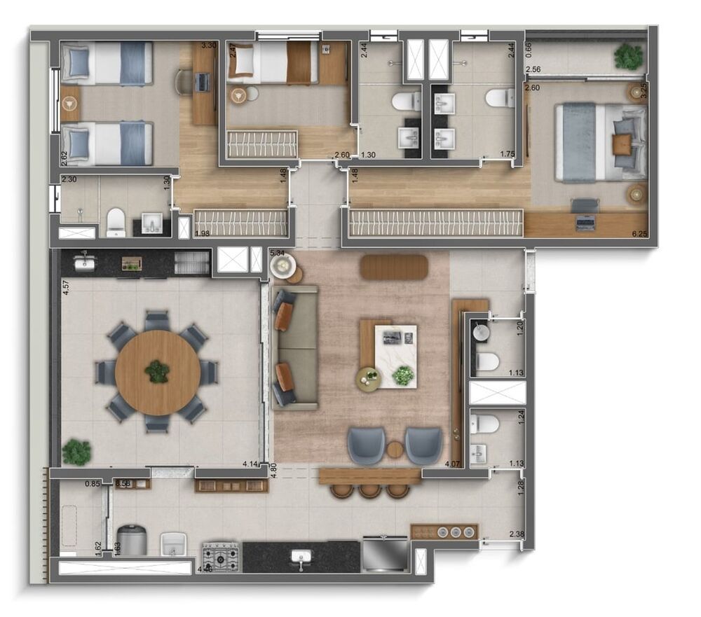 Apartamento, 3 quartos, 122 m² - Foto 23