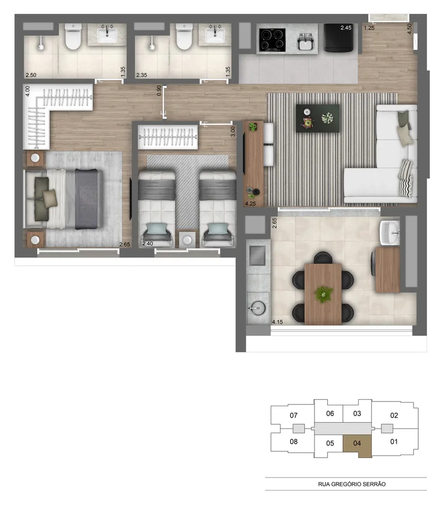 Apartamento, 3 quartos, 131 m² - Foto 10