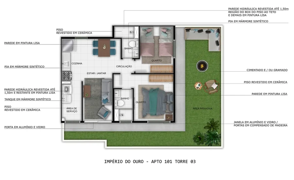 Apartamento, 2 quartos, 65 m² - Foto 22
