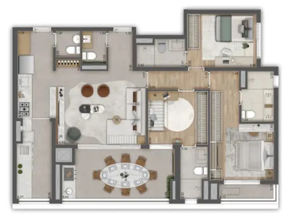 Apartamento, 3 quartos, 138 m² - Foto 8