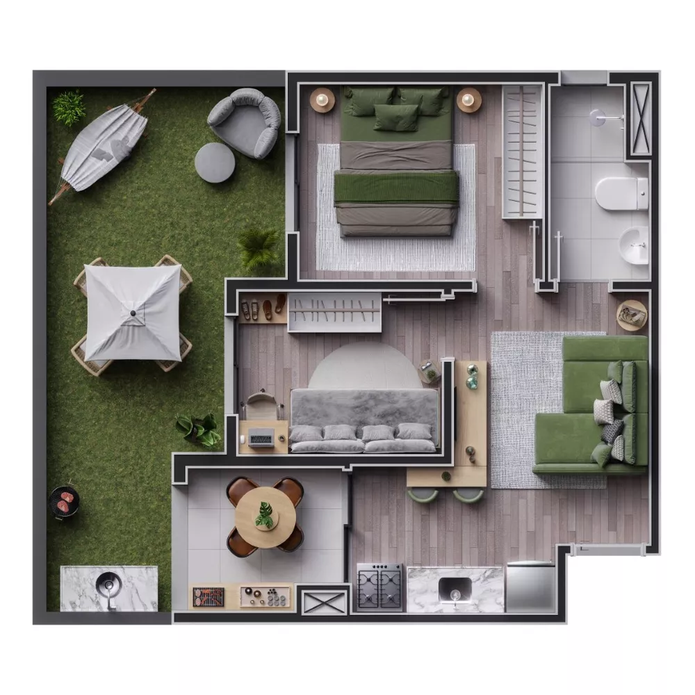 Apartamento, 2 quartos, 32 m² - Foto 15