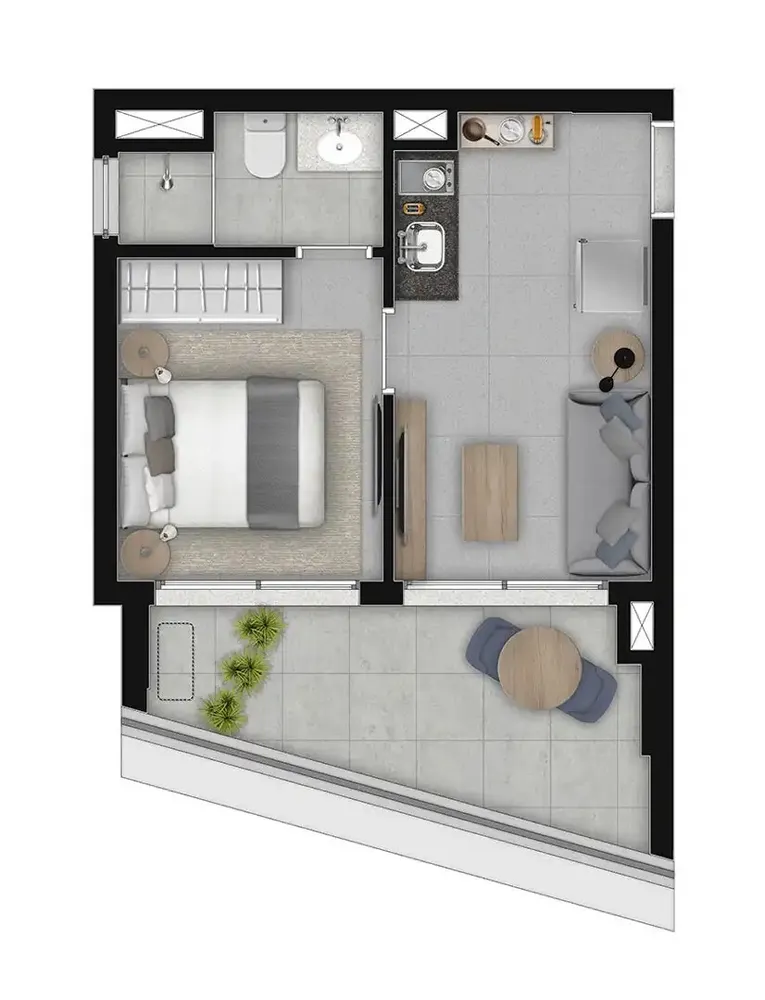 Apartamento, 1 quarto, 29 m² - Foto 8