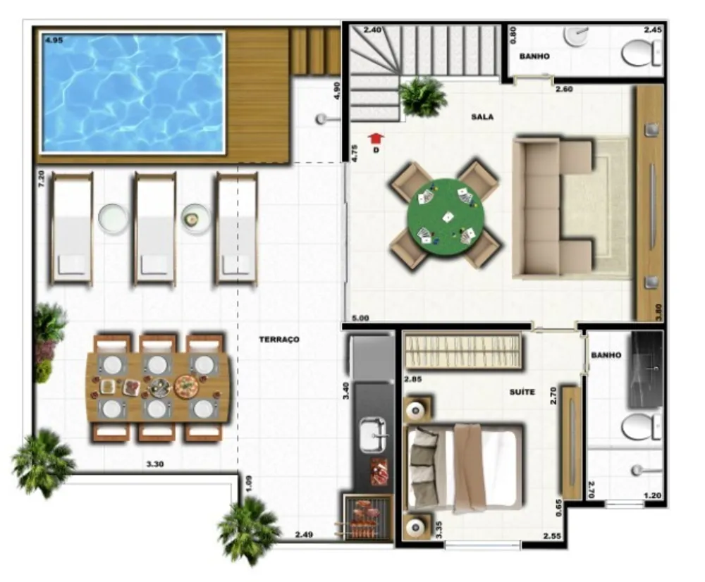 Cobertura, 3 quartos, 131 m² - Foto 41