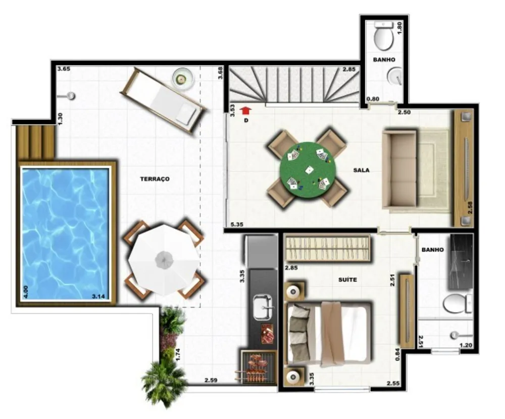 Cobertura, 3 quartos, 131 m² - Foto 33